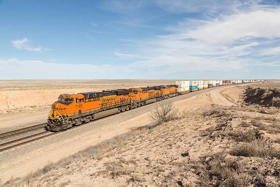 Intermodal containers on rail